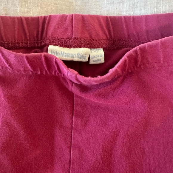 JoJo Maman Bebe fuschia Kids Leggings 2-3 years - Picture 5 of 6